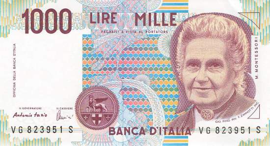 1000 Lire 1990